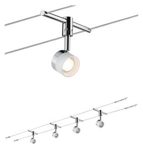 Paulmann 94080 - Set 4 x LED/4,8 W, sistem complet cu cablu STAGE, 230 V, crom