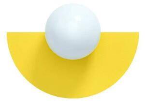 Candy Big Circle 180 S Aplică de Perete Sunshine Yellow - Swedish Ninja