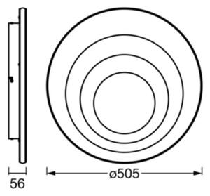 Osram - Plafonieră LED ORBIS SPIRAL LED/42W/230V, diam. 50,5 cm