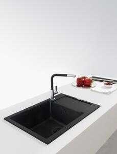 Franke Maris chiuvetă din granit 78x50 cm negru 114.0693.520
