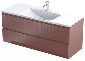 Oristo Brylant dulap 119.6x45.5x50 cm sub chiuveta pe perete | OR36-SD2S-120-19R
