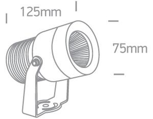 One Light Moulin lampă de sol 1x10 W gri 7046/AN/W