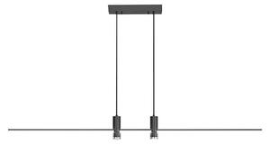 Lustră LED pe cablu LED/19W/230V 4000K negru