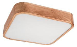 Plafonieră OAK SQUARE 4xE27/15W/230V 45x45 cm stejar