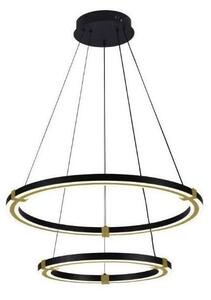 Lustră LED dimabilă pe cablu LED/130W/230V 3000-6500K + telecomandă