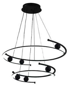 Lustră LED dimabilă pe cablu LED/80W/230V 3000-6500K + telecomandă