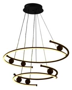 Lustră LED dimabilă pe cablu LED/80W/230V 3000-6500K + telecomandă