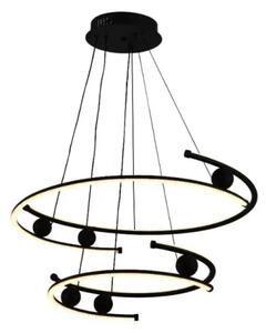 Lustră LED dimabilă pe cablu LED/80W/230V 3000-6500K + telecomandă