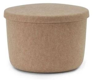 Hide Storage Pouf Small Nisip - Normann Copenhagen