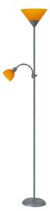 Rabalux Action lampă de podea 2x100 W argint-portocaliu 4026