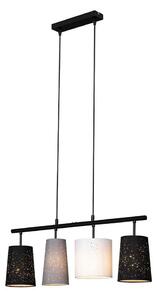 Lustră pe cablu Brilo 4027-045 SHADES 4xE27/40W/230V