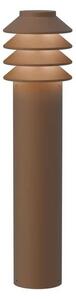 Bysted Garden Lampă de Grădină Long LED 2700K w/Base Corten - Louis Poulsen