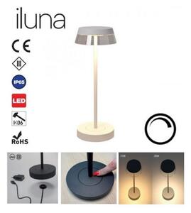 Lampă LED dimabilă de masă Redo 90306 ILUNA LED/2,5W/5V 3000 mAh IP65 alb