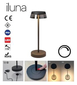 Lampă LED dimabilă de masă Redo 90312 ILUNA LED/2,5W/5V 3000 mAh IP65 negru