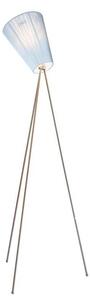 Oslo Wood Lampadar Steel/Light Blue - Northern