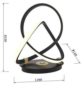 Lampă LED dimabilă tactilă de masă Wofi 8134-104 INDIGO LED/10,5W/230V