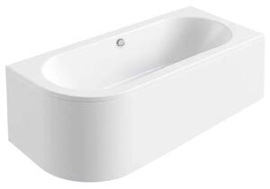 Rea Orion cadă de colț 169.5x75 cm partea dreaptă alb REA-W0070