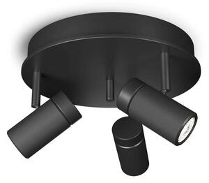 Holder 3 Round Plafonieră Black - Herstal