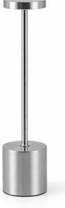 Lampa de masa fără fir din metal Silver