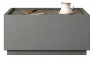 Noptiera lemn Blocka modulara 40x40x23.5 cm Khaki