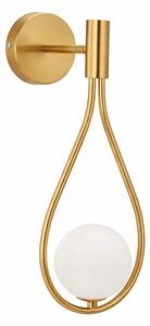 Aplica perete Tears Gold 17X17X40cm