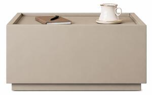 Noptiera lemn Blocka modulara 40x40x23.5 cm Grey