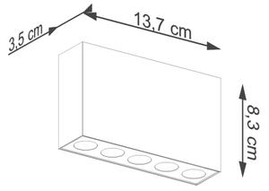 Spot LED Sollux SL.1212 SOLE LED/11W/230V negru