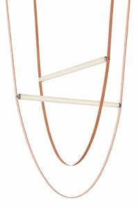 Corp de iluminat suspendat modern din piele 180 cm
