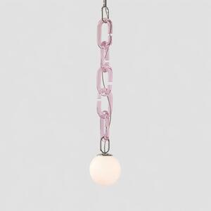 Lustră suspendată modernă cu lanț decorativ Celine Pink