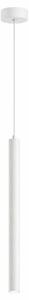 Corp de iluminat suspendat, stil minimalist, finisaj alb 30 cm