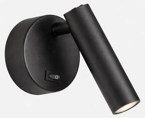 Aplica LED din metal Black cu spot directionabil