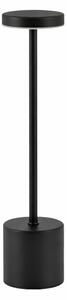 Lampa de masa fără fir din metal Black