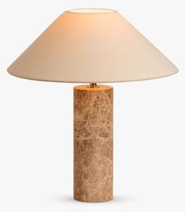 Lampa de masa din piatra Alba