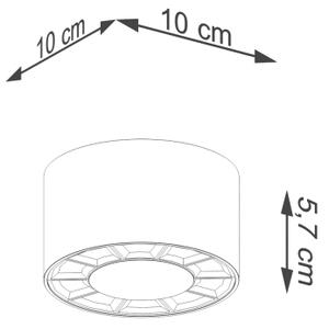 Spot LED Sollux SL.1254 DIO LED/10W/230V alb