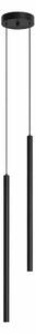 Pendul dublu minimalist cilindric – finisaj negru 30cm