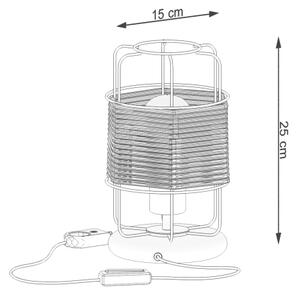 Lampă de masă Sollux SL.1302 GIZUR 1xE27/15W/230V