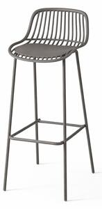 Scaun bar metalic Cyprus Grey