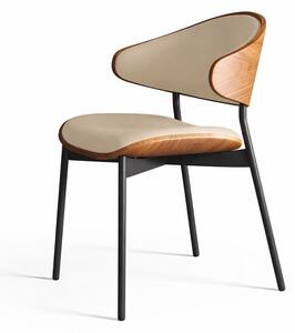 Scaun dining Luna Wood Beige