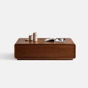 Masă de cafea modernă din MDF – design minimalist Walnut