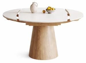 Masa dining extensibila din lemn masiv Julliet Oak