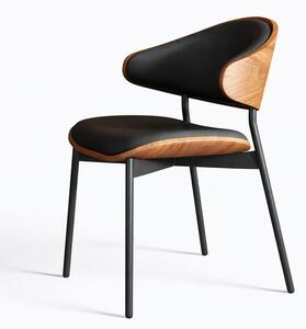 Scaun dining Luna Wood Black