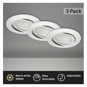 SET 3x corp de iluminat LED dimabil pentru baie Briloner 8309-039 LED/5W/230V IP23