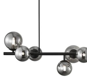 Lustră pe cablu MILA 10xG9/9W/230V negru/gri