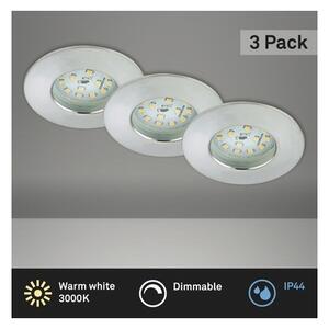 SET 3x corp de iluminat LED dimabil pentru baie Briloner 8316-039 LED/5,5W/230V IP44
