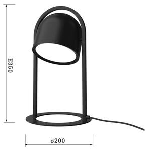 Lampă LED tactilă dimabilă de masă Wofi 8045-102 NIZZA LED/10,5W/230V negru