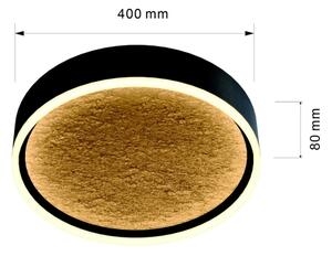 Plafonieră LED dimabilă Wofi 9002-104M BORDEAUX LED/37W/230V negru/auriu
