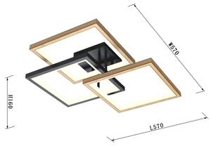 Wofi 9022-306S MATERA LED plafonieră dimabilă 40W 230V
