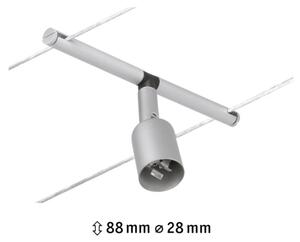 Paulmann 94443 - Spot 1x GU5.3/10W pentru sistem cu cablu SALT, 12V, crom