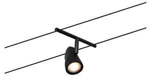 Paulmann 94469 - Set 5xGU5,3/10W, sistem complet pe cablu CUP, 230V, negru