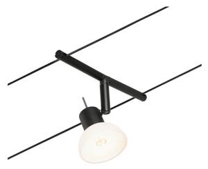 Paulmann 94450 - Set 5x GU5.3/10W Sistem complet cu cablu SHEELA 230V, negru